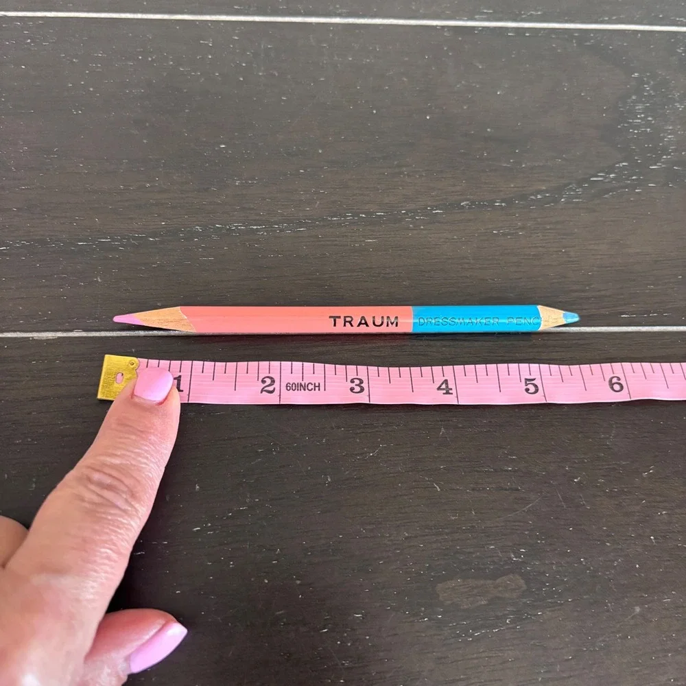 Traum‎ Vintage Dressmaker Pencil | Dual Ended | Pink and Blue | Fabric Marking